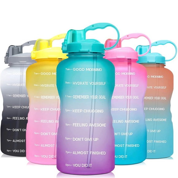 Other - Water Bottle with Motivational Time Marker